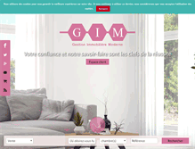 Tablet Screenshot of gim-immo.fr